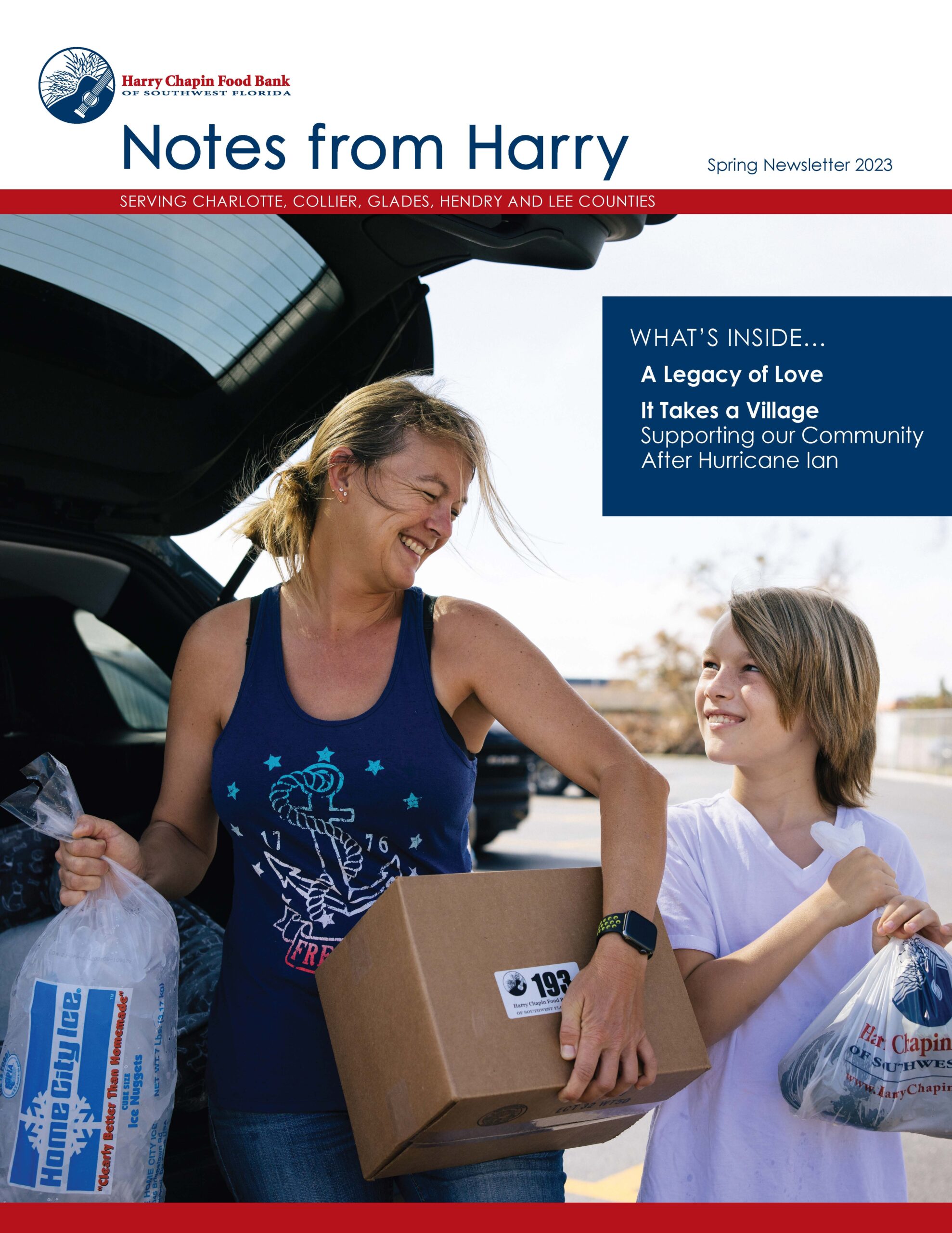 Newsletter Harry Chapin Food Bank