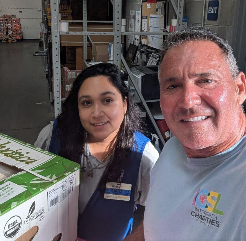 Interfaith Charities Pickup from Walmart.