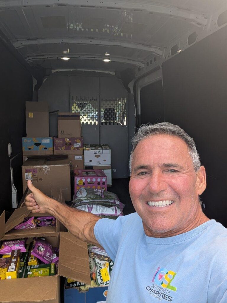 Interfaith Charities Pickup from Walmart.