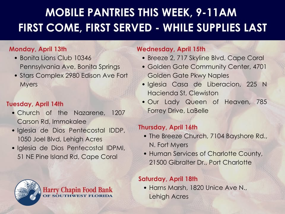 Harry Chapin Food Bank of Southwest Florida, Inc.