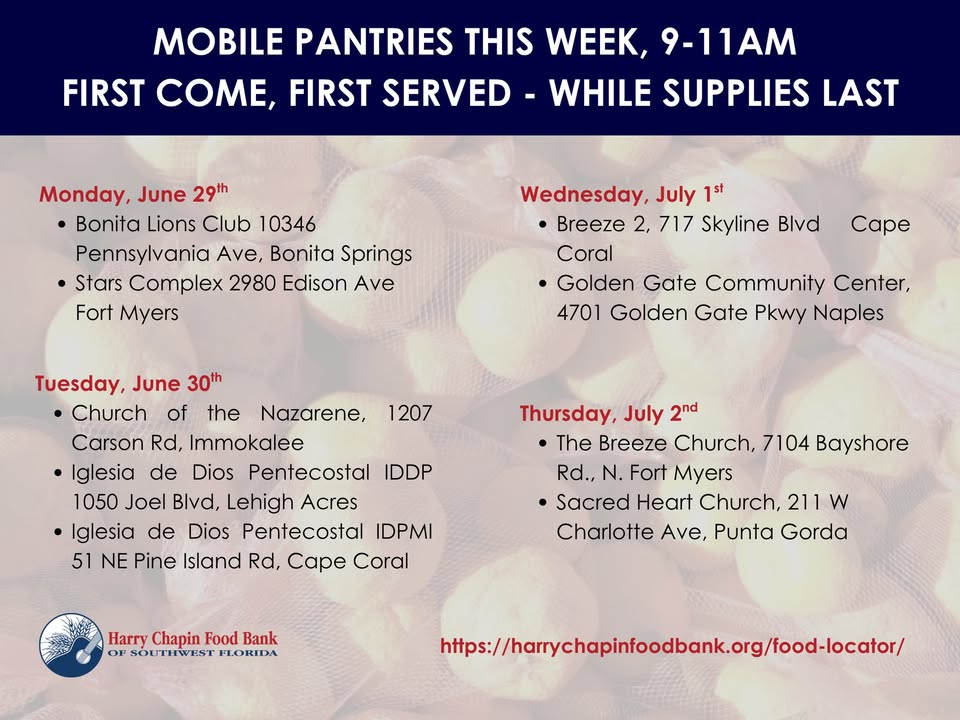 Harry Chapin Food Bank of Southwest Florida, Inc.