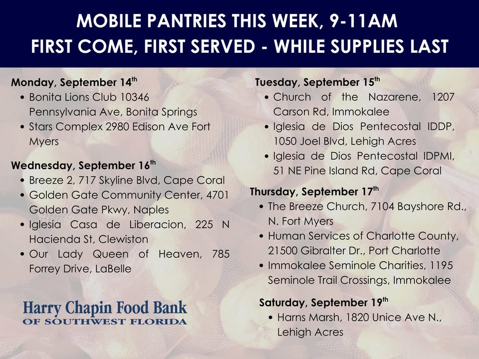 Harry Chapin Food Bank of Southwest Florida, Inc.
