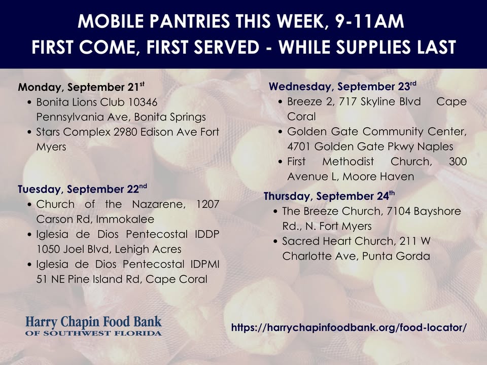 Harry Chapin Food Bank of Southwest Florida, Inc.