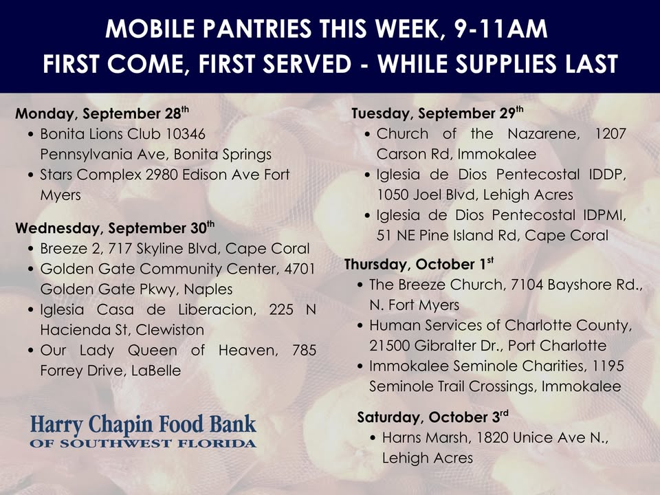 Harry Chapin Food Bank of Southwest Florida, Inc.